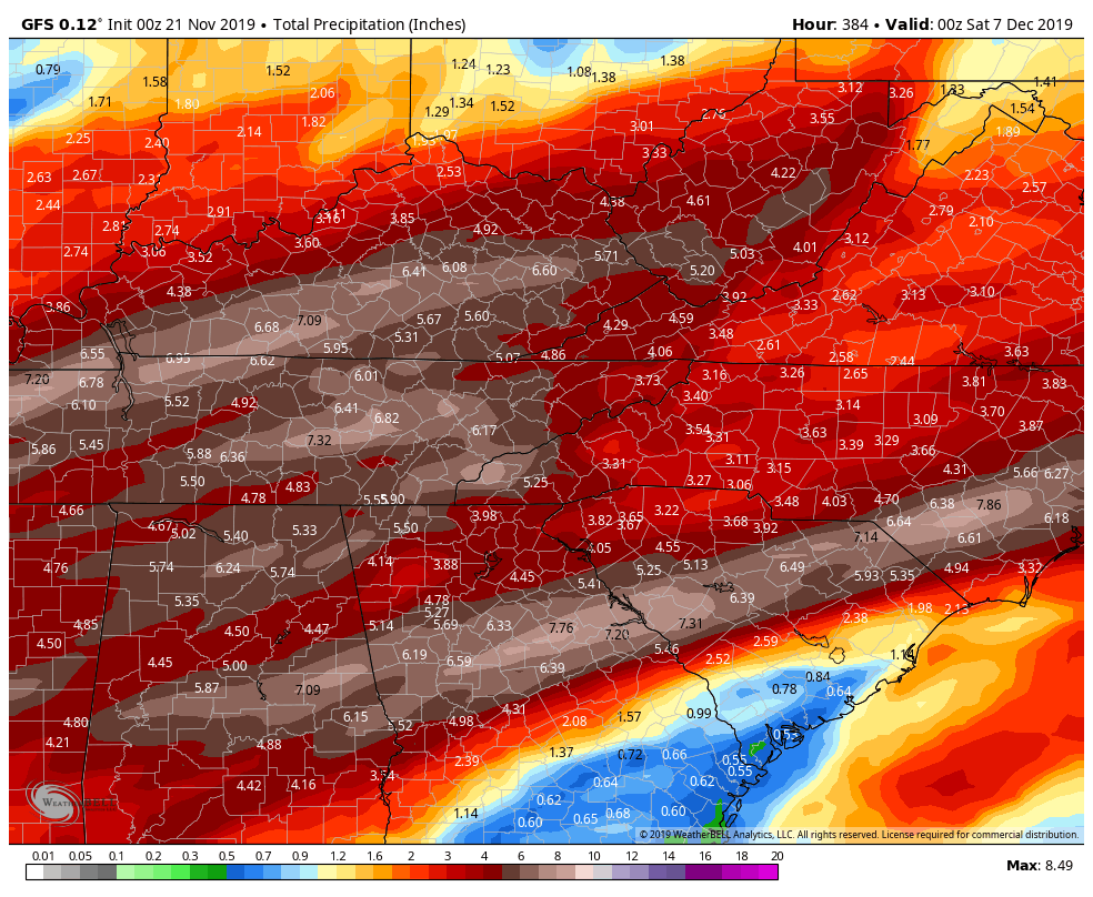 111419 Forecast | Appalachian Climate Center