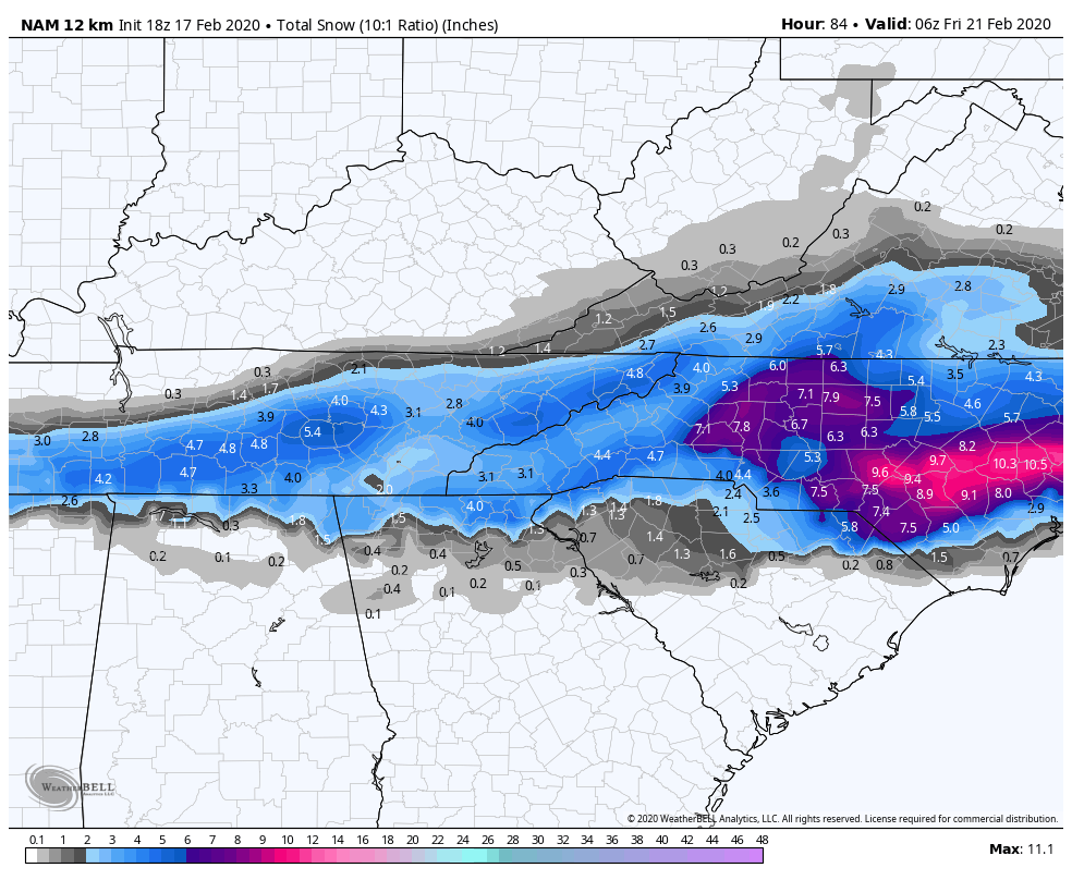 021720 Forecast | Appalachian Climate Center